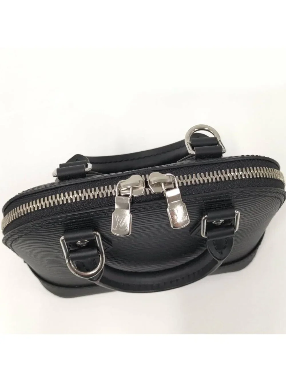 Louis Vuitton Nano Alma 2-Way Shoulder Bag Epi Leather Noir Black